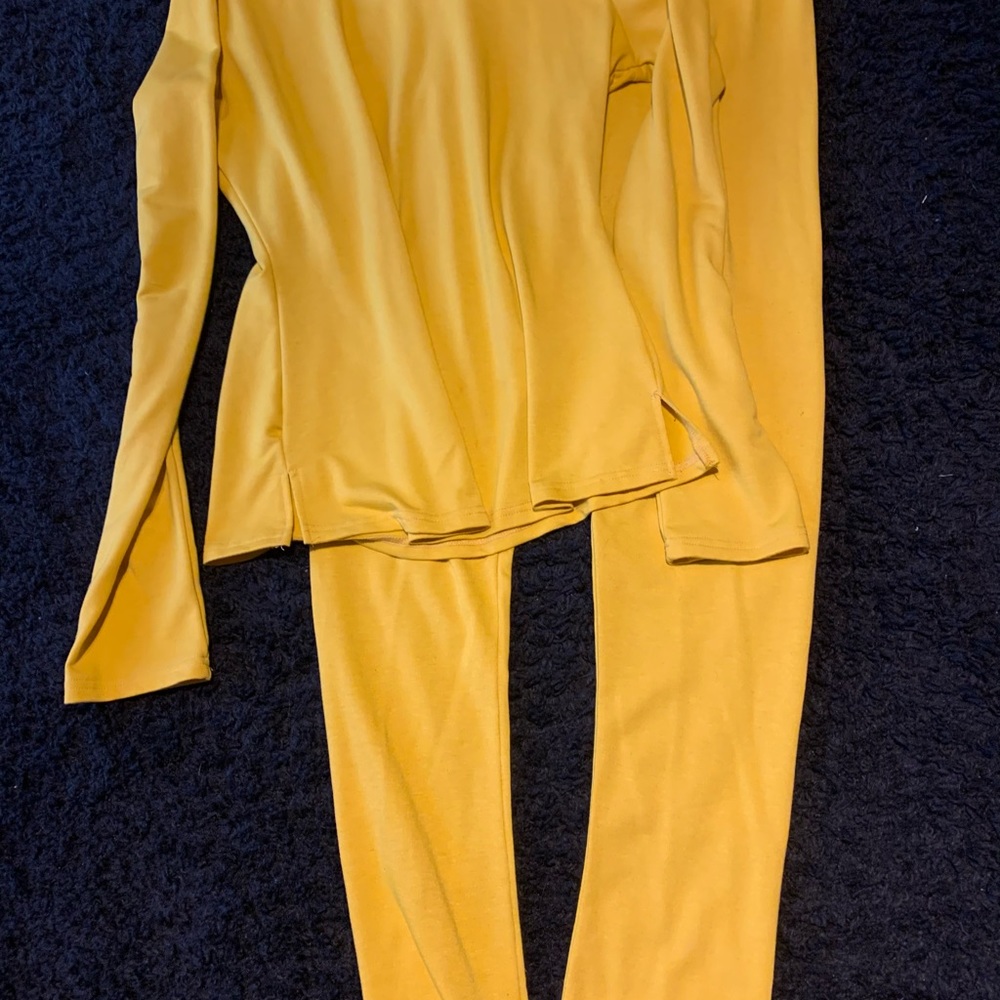 Knit pant set